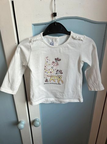 Haut manches longues 9 mois , absorba