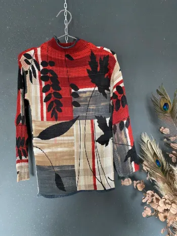 Haut matière gaufrée taille 1