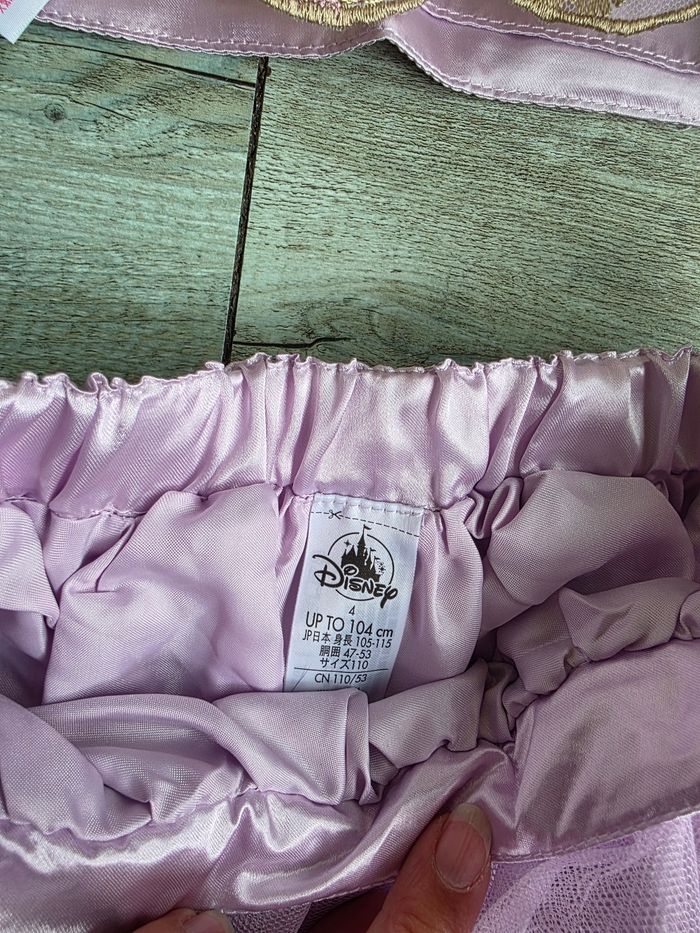 Deguisement disney / robe de luxe princesse raiponce taille 4 ans disney store / disneyland paris - photo numéro 5