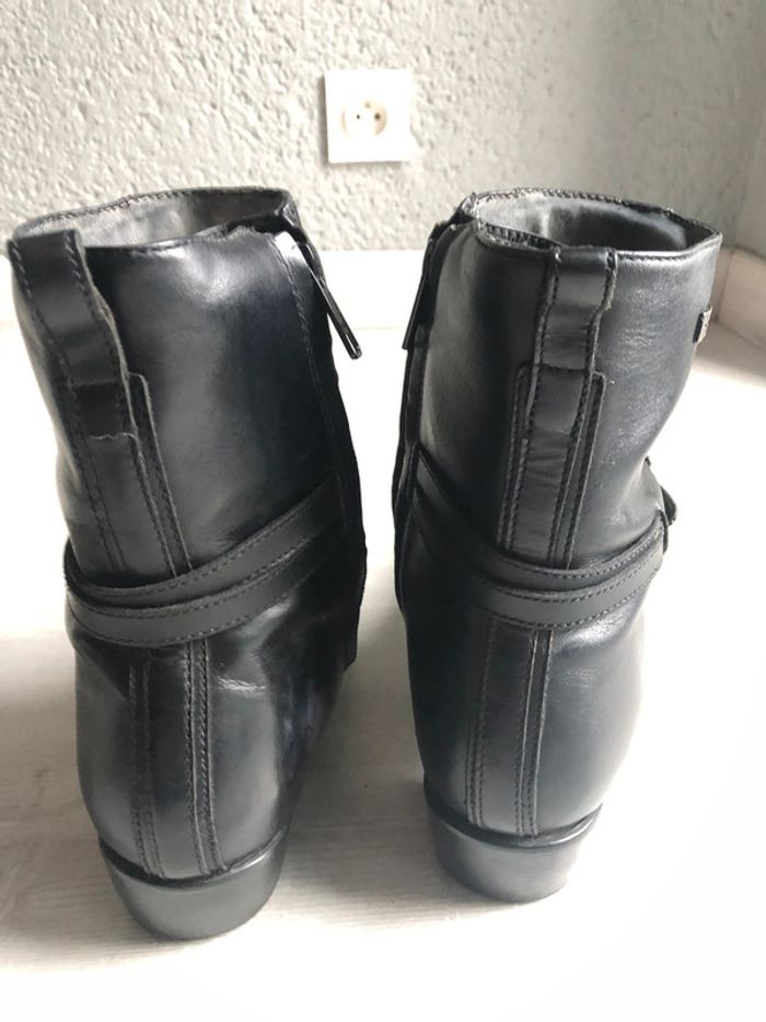Bottines moto femme cuir « ixs » comme NEUVES - photo numéro 13