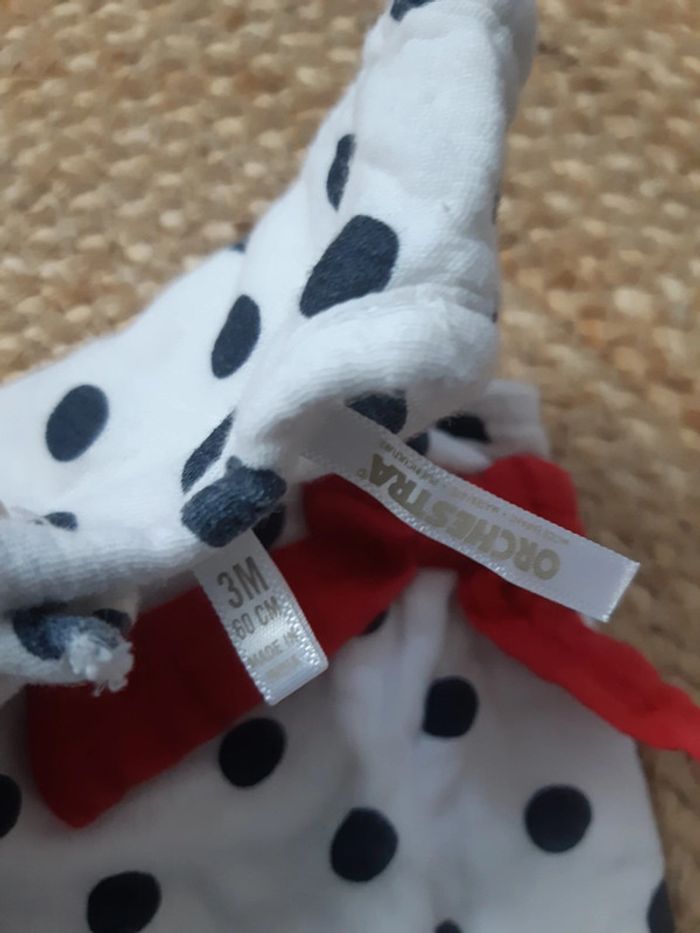 Barboteuse à pois Orchestra 3 mois - photo numéro 5