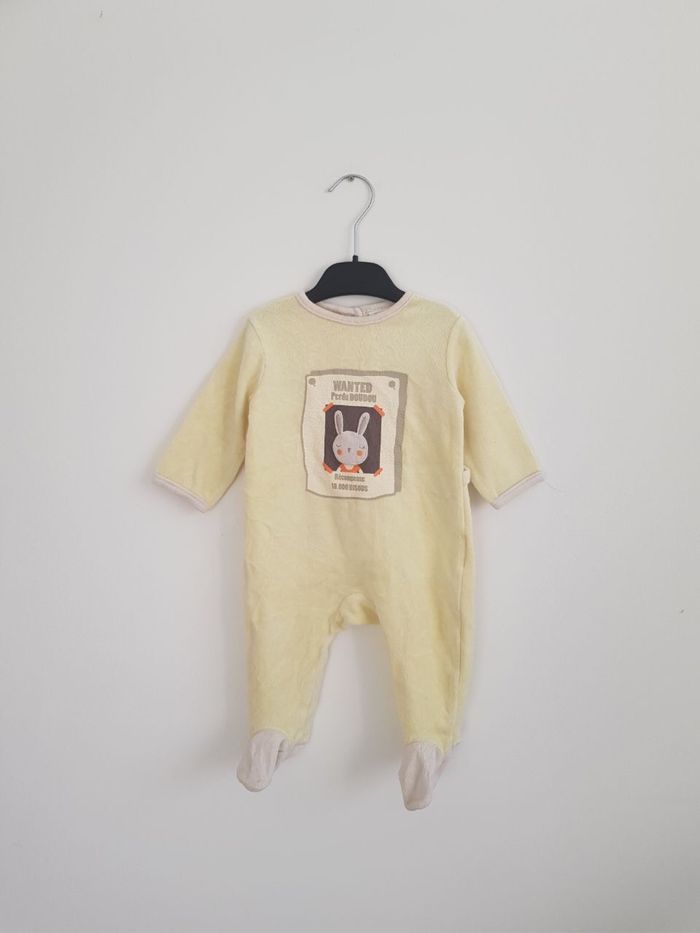 Pyjama en velours taille 6mois