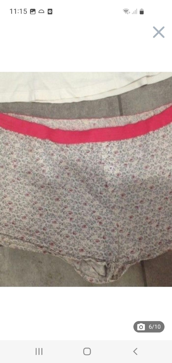 Pyjashort fille Monoprix Kids 12 ans blanc et imprimé - photo numéro 6