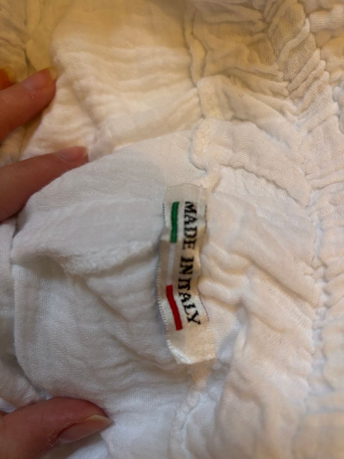 Pantalon en lin blanc - photo numéro 3