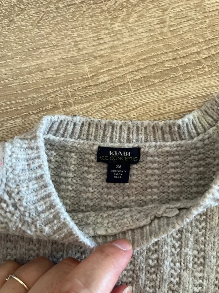 Pull beige - photo numéro 2
