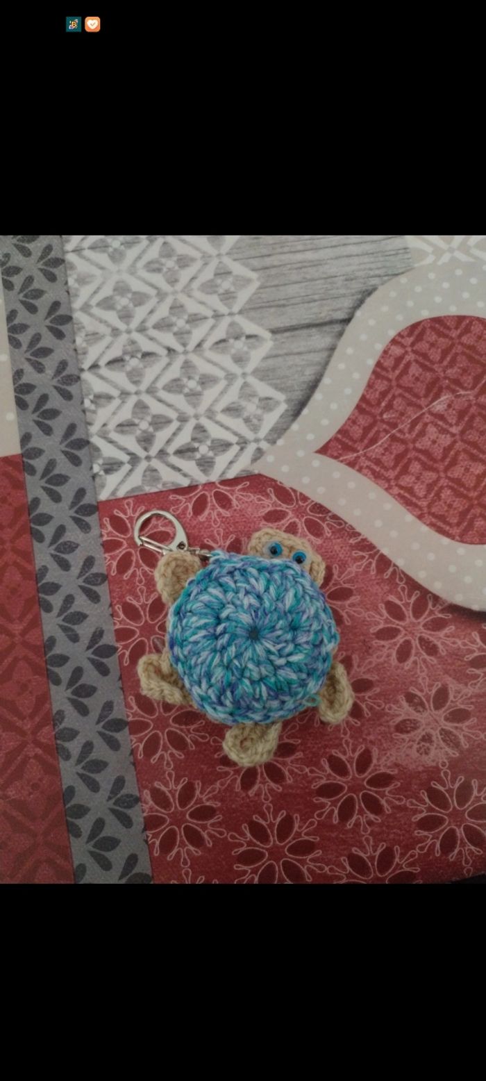 Porte clé tortue - photo numéro 2