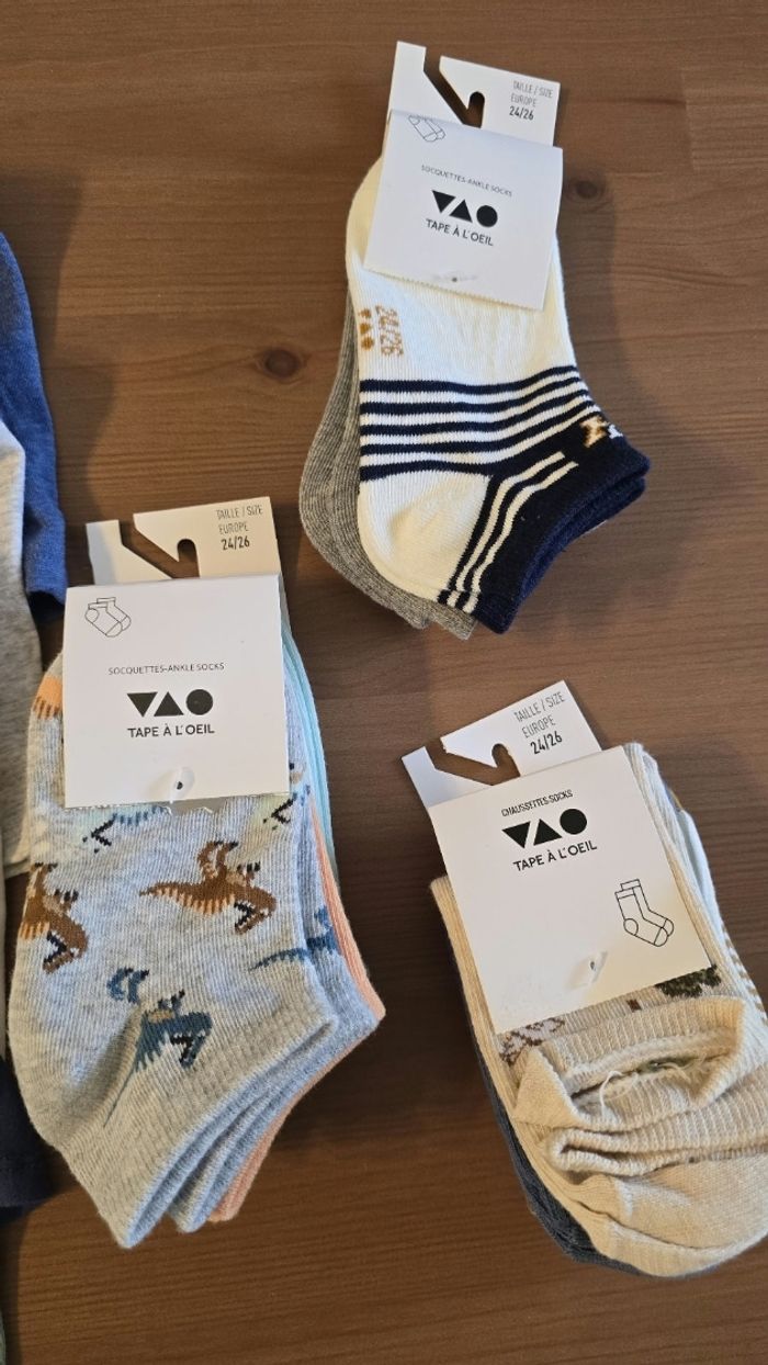 NEUFS(non portés)🥰🤩💙 lot boxers  3 ans garçon et chaussette/socquettes 💙🤩🥰 - photo numéro 7