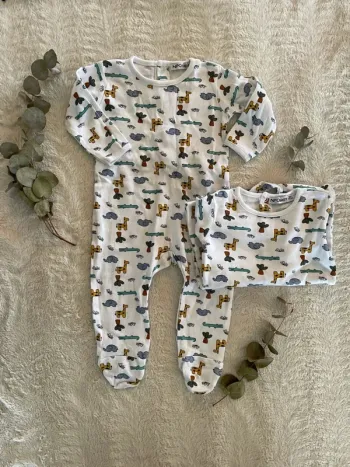 Lot de 2 pyjamas jumeaux 12 mois