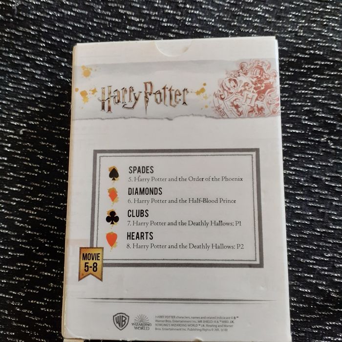 Harry Potter: Jeu 54 cartes +Porte-Clés Ron Weasley - photo numéro 3