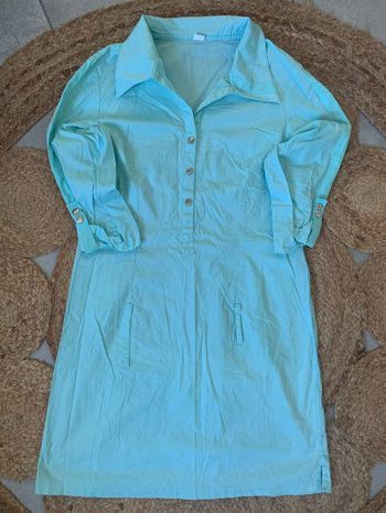 Magnifique tunique turquoise taille 40