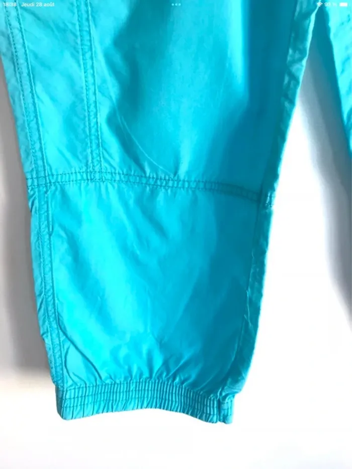 Pantalon 10 ans bleu à grandes poches - photo numéro 4