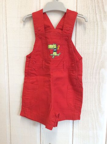 Salopette rouge