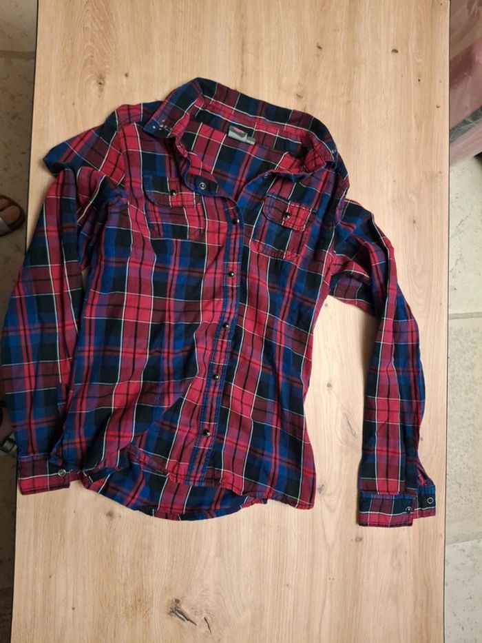 Chemise à carreaux 12 ans Bilook - photo numéro 4