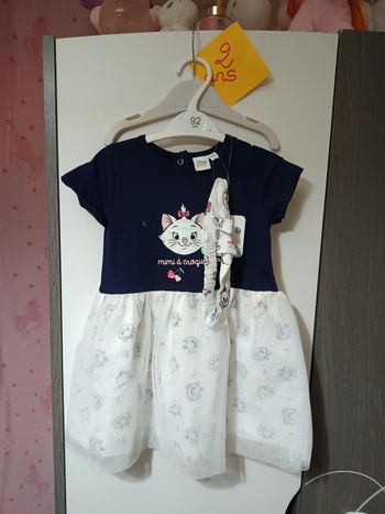Robe été + bandeau Marie 92cm
