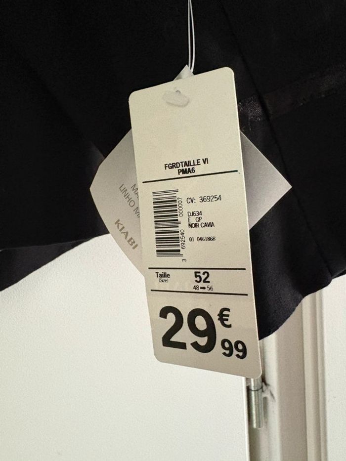 Blazer / Veste de tailleur en lin Kiabi 52 - photo numéro 6