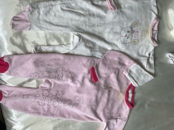 Lots de deux pyjamas velours