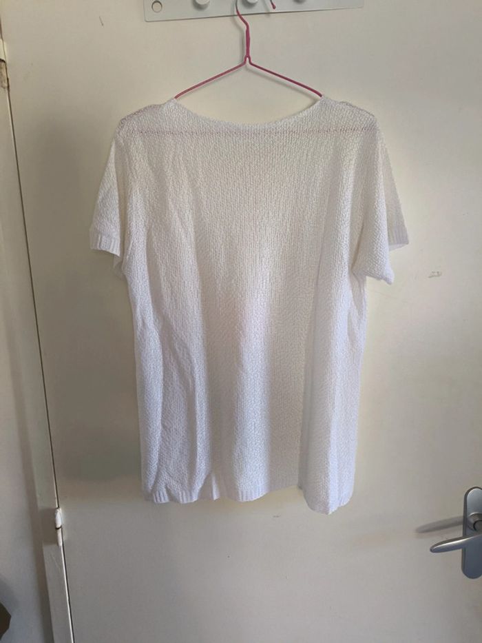 T-shirt manches courtes blanc - photo numéro 2