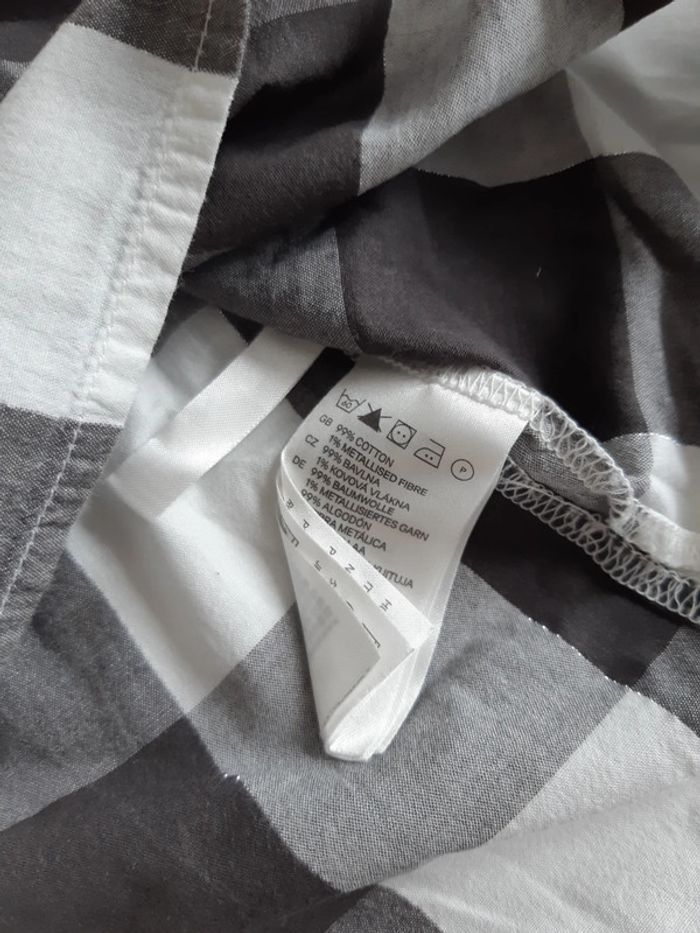 Blouse à carreaux 8 ans - photo numéro 3