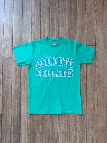 T-shirt vintage Champion USA 90s endicott collège S