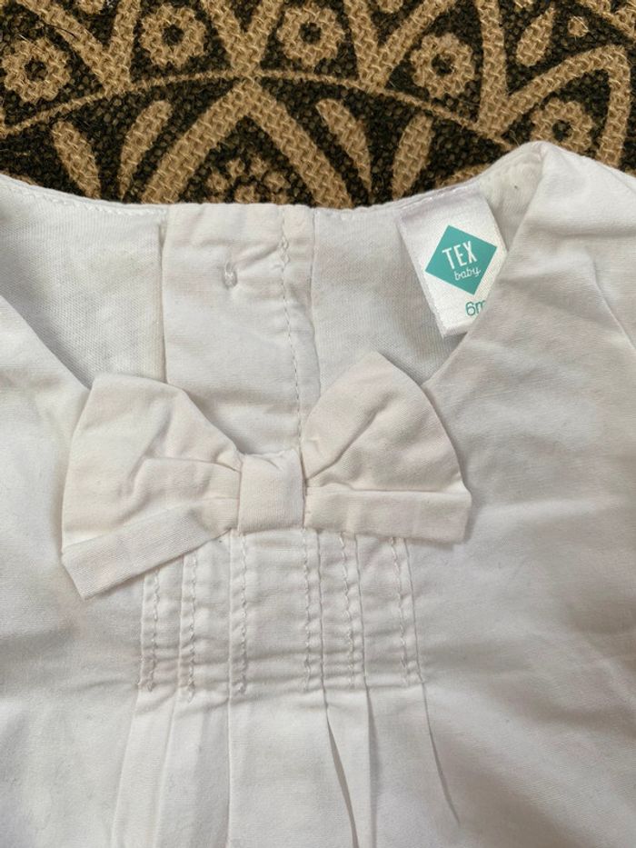Robe blanche Tex 6 mois - photo numéro 4