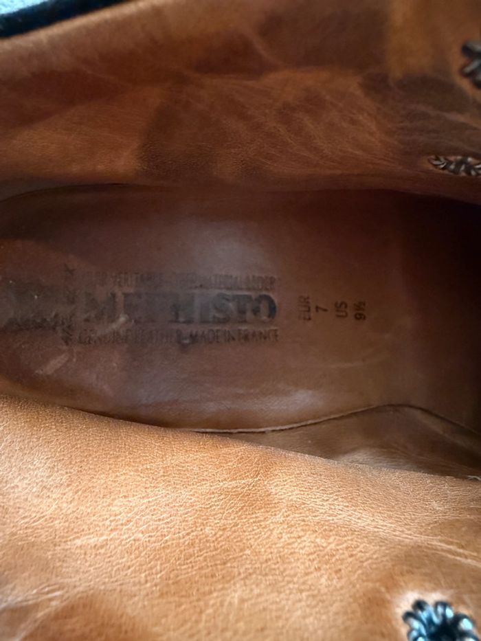 Bottines en cuir vintage Mephisto Taille 40 - photo numéro 5