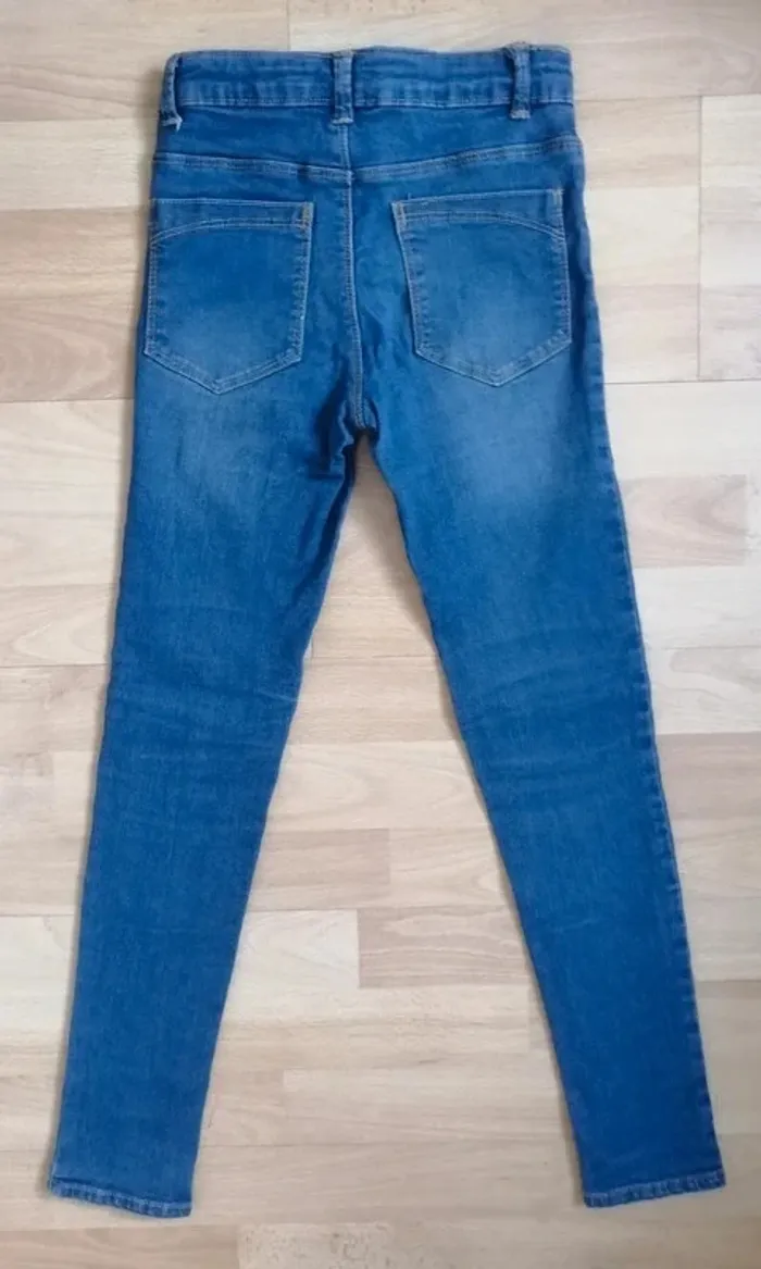Lot de 2 jeans fille 10 ans Kiabi - photo numéro 3