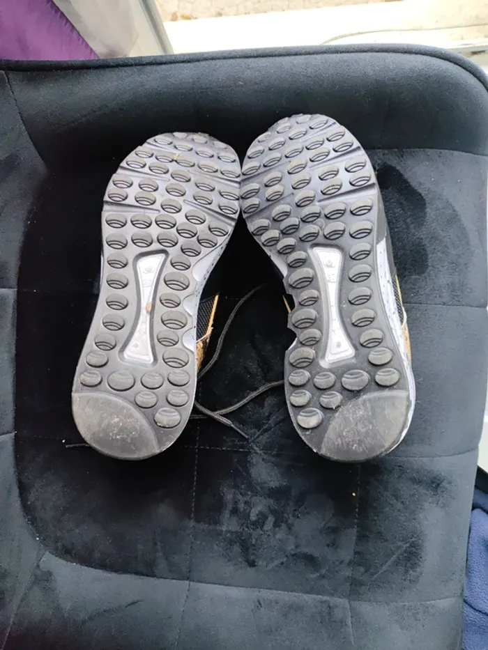 Basket femme taille 37 noir jaune - photo numéro 11