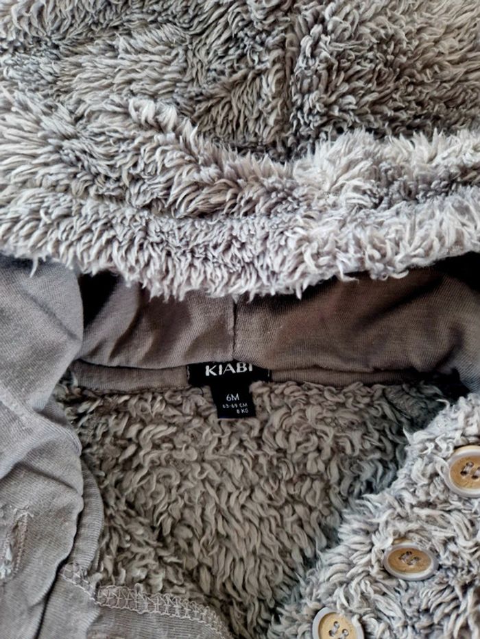 Sweat à capuche bébé 6 mois - photo numéro 2