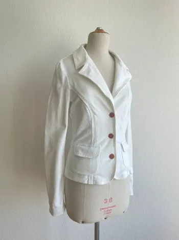 Blazer blanc en jersey Weekend Max Mara