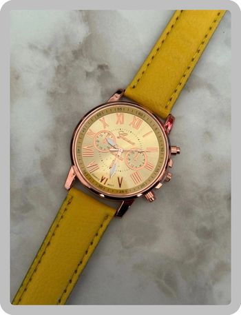 Montre jaune