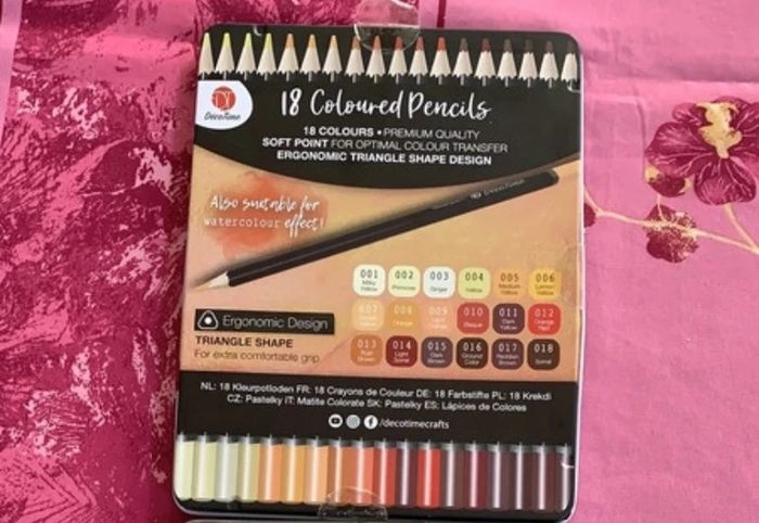 Lot Decotime 15 crayons couleurs et 12 pastels - photo numéro 4