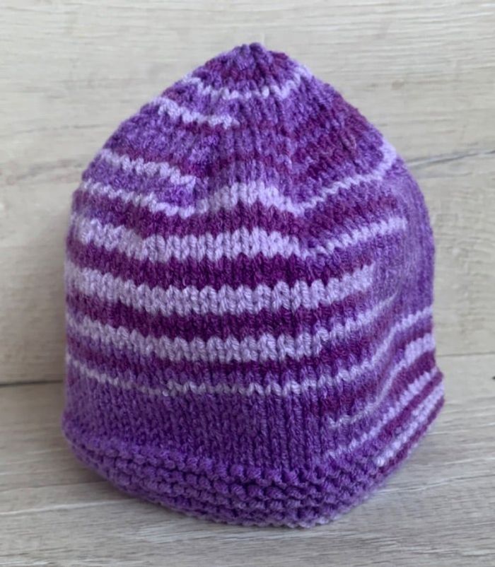 Bonnet au tricot 0-3 mois