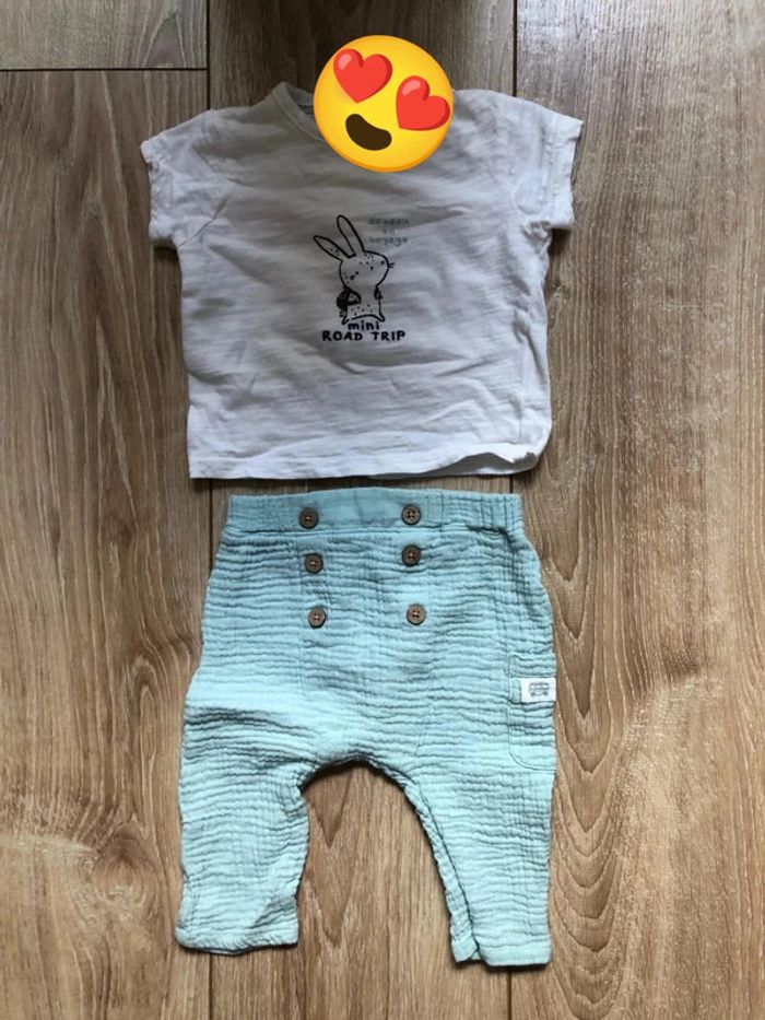 Ensemble 6mois Kiabi collection 2021 - photo numéro 2