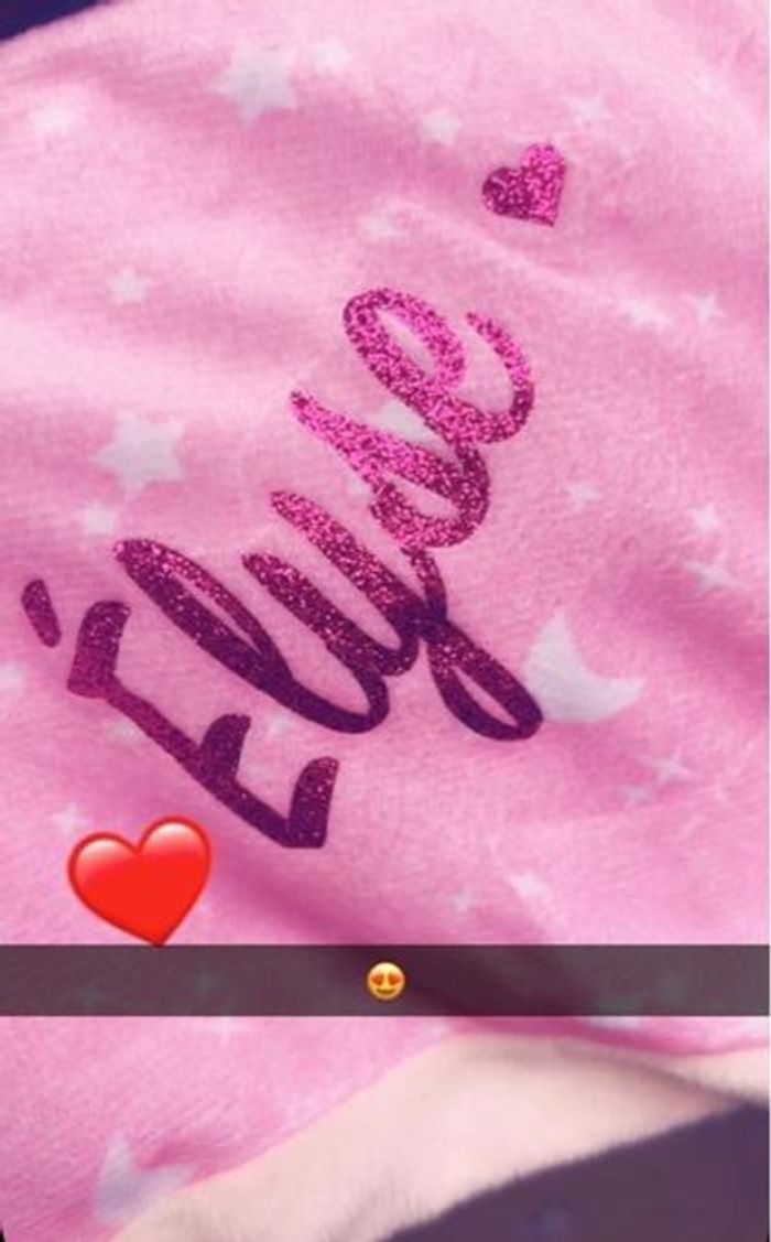 Doudou personnalisé prénom fille garçon