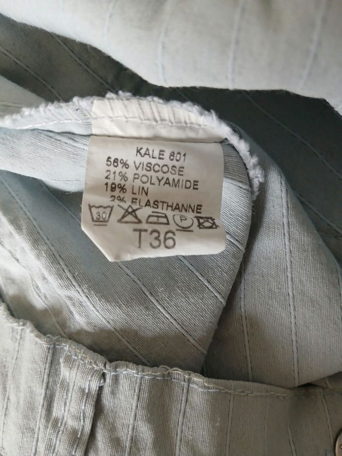 Jeans pantalon droit Denim bleu très clair 36/S - Naf Naf - photo numéro 5