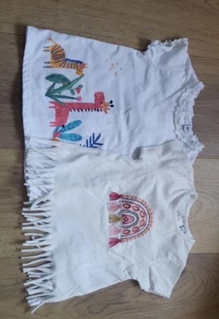 Lot de 2 tee-shirts 6 mois