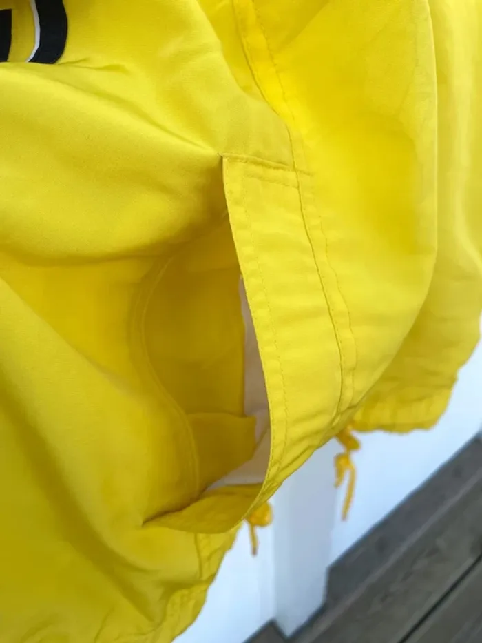 Adidas yellow vintage track jacket windbreaker Veste coupe-vent Mens Size L - photo numéro 7
