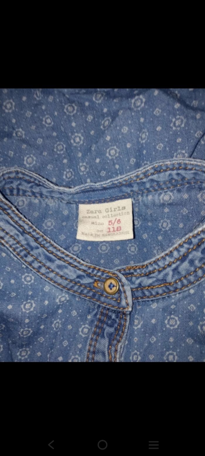 Robe tunique Zara taille 5/6 ans - photo numéro 2