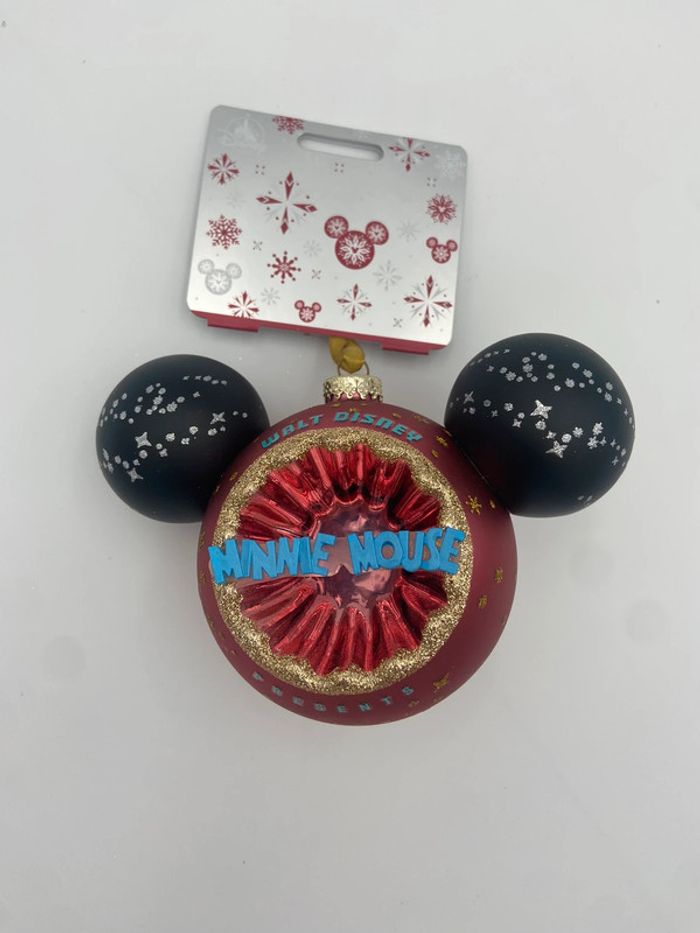 Ornement / boule Disney Store Objet décoratif de Noel Minnie Mouse à Suspendre - photo numéro 2