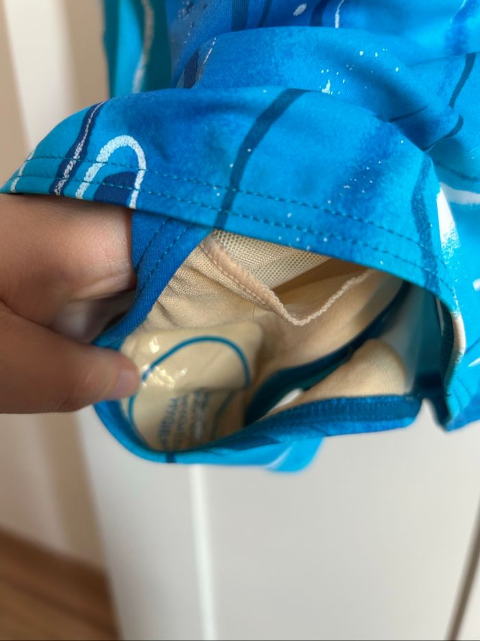 Maillot de bain 1 pièce bleu à motifs Neuf Naturana Tailles 38-40 - photo numéro 4