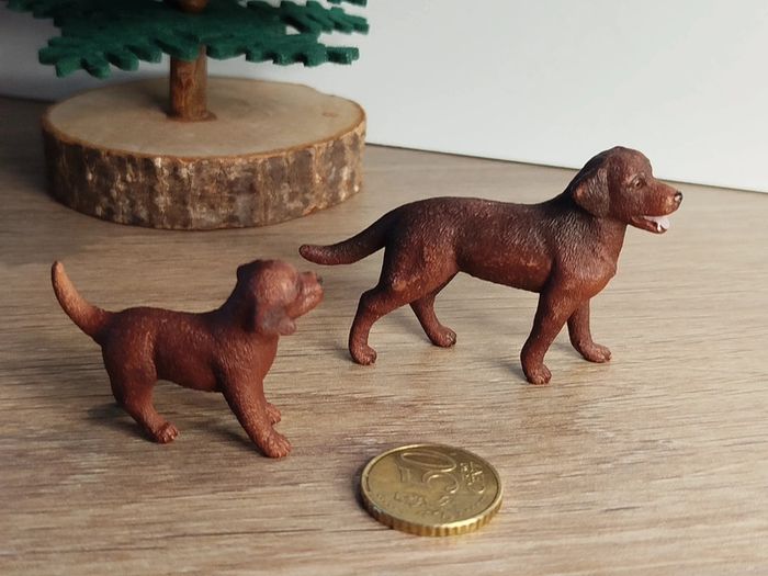 Figurine chien chiot labrador Animal domestique Schleich - photo numéro 3