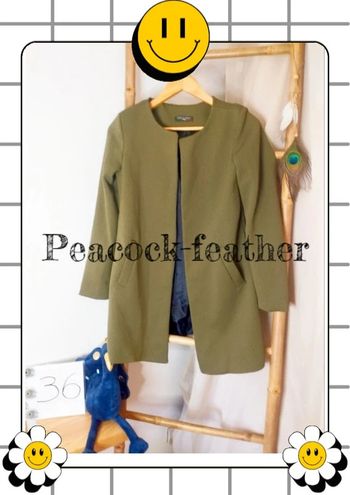 Veste longue kaki 36