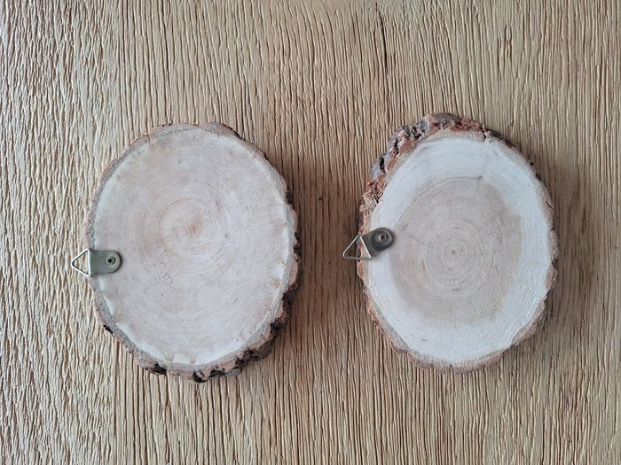 Décoration de porte en bois montagne fleur edelweiss - chambre ou cuisine - photo numéro 2