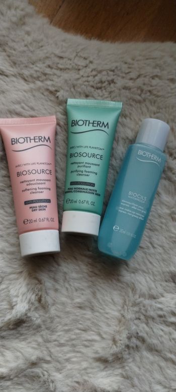 Lot nettoyant visage