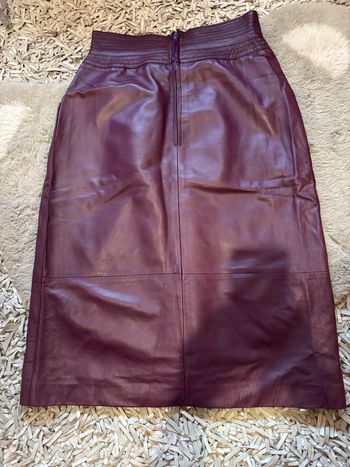 Jupe en cuir