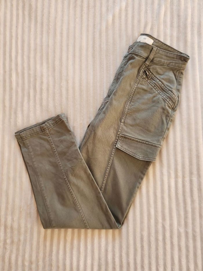 Jean kaki slim H&M – Taille 38 – Très bon état - photo numéro 8