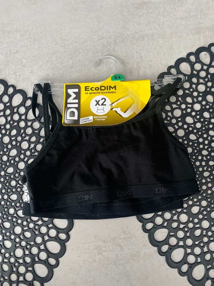 Lot de 2 brassieres dim 8 ans