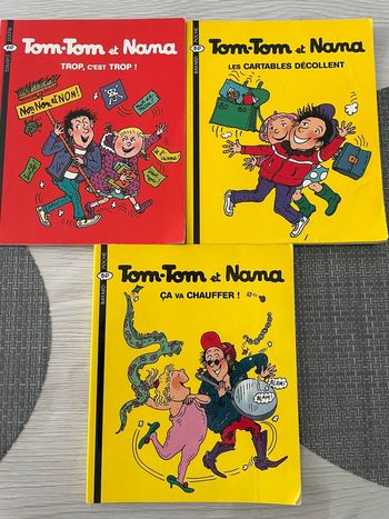 3 livres tom-tom et nana bon état voir photos