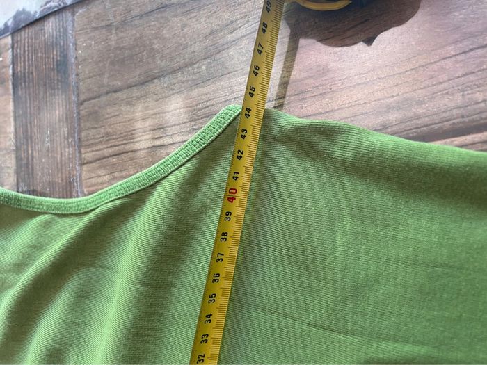 Débardeur en coton kaki vert - perroquets in extenso 42/44 - photo numéro 5
