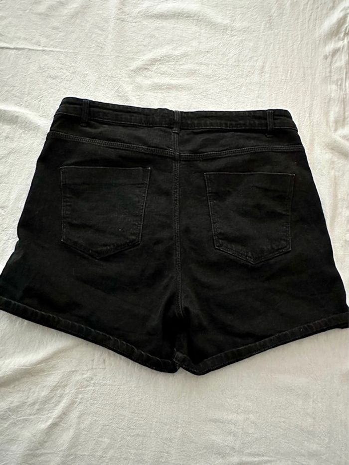 Short noir taille haute Taille 44 Kiabi - photo numéro 5